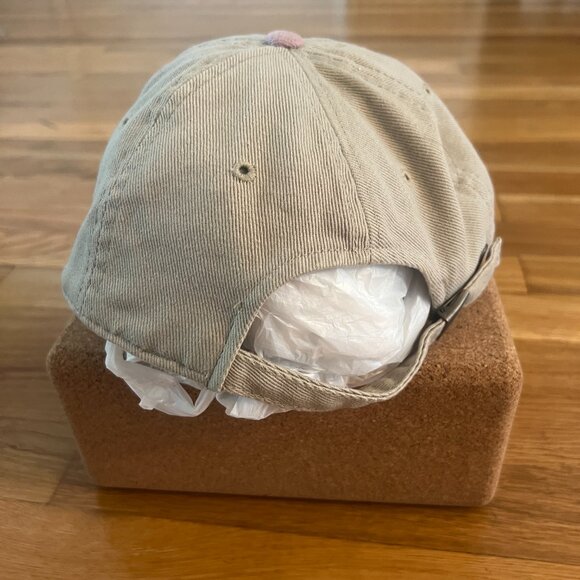 Vintage 80s/90s USC Trojans Pink Khaki Retro Block Baseball Cap Hat Adjustable - Picture 5 of 6